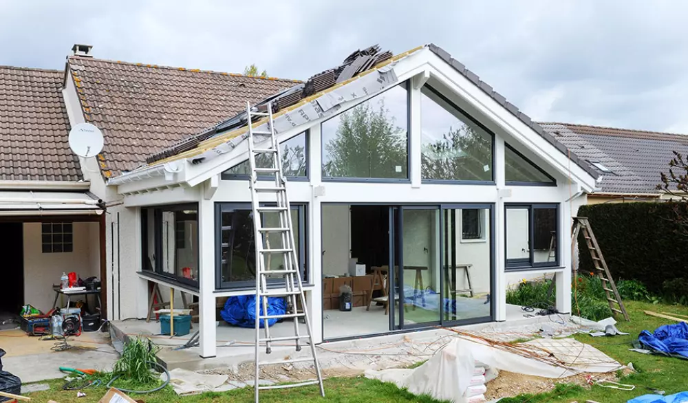 Maçonnerie et extension de maison